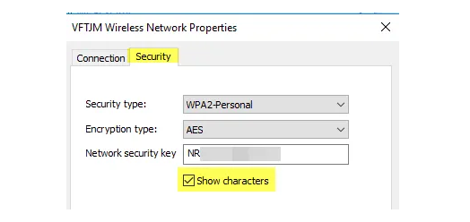 View Saved WiFi Passwords on Windows