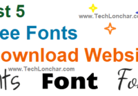 fonts download websites